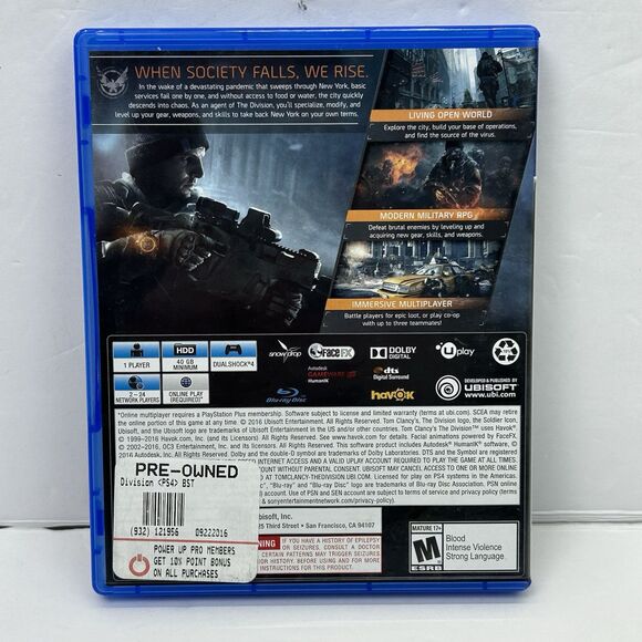 PlayStation 4 PS4 Game Lot Star Wars Battlefront Uncharted The Division Destiny - Picture 12 of 16